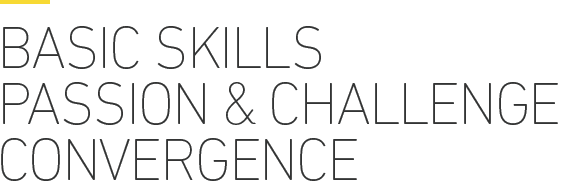 BASIC SKILLS PASSION & CHALLENGE CONVERGENCE